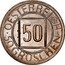 Austria 50 Groschen 1934 KM# 2850 Republic Reform Coinage OESTERREICH 50 50 GROSCHEN coin obverse