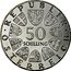 Austria 50 Schilling 350th Anniversary - Salzburg University 1972 Proof KM# 2913 · REPUBLIK · 50 SCHILLING ÖSTERREICH coin obverse