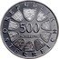 Austria 500 Schilling 40 Years of Peace in Austria 1985 KM# 2972 500 SCHILLING REPUBLIK ÖSTERREICH coin obverse