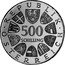 Austria 500 Schilling (80th Birth of Leopold Figl) KM# 2959 500 SCHILLING REPUBLIK ÖSTERREICH coin obverse