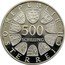 Austria 500 Schilling (700 Years Stift Stams Tirol) KM# 2968 500 SCHILLING REPUBLIK ÖSTERREICH coin obverse