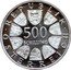 Austria 500 Schilling (250th Birth of Prince Eugene of Savoy) KM# 2978 500 SCHILLING REPUBLIK ÖSTERREICH coin obverse