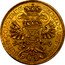 Austria 6 Ducat Maria Theresia 1765 WI KM# 1845 ARCHID AUST DUX (VI) BURG COM TYR coin reverse