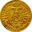 Austria Ducat Karl VI Graz 1722 KM# 1557 ARCHIDVX AVSTRIAE DVX BVRG SRYRIAE EC 1713 coin reverse