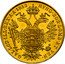 Austria Ducat Franz Joseph I 1852 A KM# 2263 HVNG.BOH.LOMB.ET VEN.GAL.LOD.ILL.REX.A.A. 1855 coin reverse
