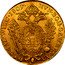 Austria Ducat (Franz I) KM# 2168 HVN. BOH. GAL.REX. A.A. // D.LO.SAL.WIRC. coin reverse