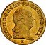 Austria Ducat Leopold II 1791 E KM# 1883 LEOP II D G R IMP S A GE HV BO REX coin obverse