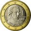 Austria Euro Mozart 2008 KM# 3142 1 EURO MOZART 2008 coin obverse