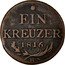 Austria Kreuzer Franz I 1816 B KM# 2113 * EIN KREUZER· 1816· A coin reverse
