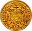 Austria 1/2 Ducat Leopold Anton von Firmian 1728 KM# 331 LEOPOLDUS D G (1/2) ARCH SAL S A L OU LEOPOLD9 D G (1/2) ARCH PR SAL S A L coin obverse