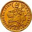 Austria 1/2 Ducat Leopold Anton von Firmian 1728 KM# 331 S RUDBERTUS EPS SALISBVRG 1728 coin reverse