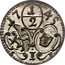 Austria 1/2 Kreuzer Jacob Ernst 1745 KM# 341 1/2 1745 I coin obverse