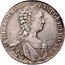 Austria 1/2 Thaler Maria Theresia Hall 1765 KM# 14 P IMP GE HU BO REG S C M THERESIA D G coin obverse