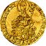 Austria 1/4 Ducat Paris von Lodron 1652 KM# 155 SANCT RVDBERTVS EPS SALVSB 1652 coin reverse