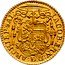 Austria 1/4 Ducat Jakob Ernst von Liechtenstein 1745 KM# 346 IACOB ERN D G ARCHIEP SAL coin obverse
