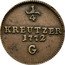 Austria 1/4 Kreuzer Maria Theresia 1772 G KM# 6 4 KREUTZER 1772 G coin reverse