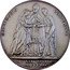 Austria 1 Gulden Wedding of Emperor Franz Joseph 1854 X# M1 FRANCISC. IOS. D. G. AVSTRIAE IMP. ET ELISABETHA MAX. IN BAVAR. DVCIS FIL. coin reverse