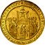 Austria 16 Ducat Paris von Lodron 1628 KM# 136 SS RVPERTVS ET VIRGILIUVS PATRONI TRANSFERVNTVR 24 SEPT coin reverse