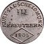 Austria 3 Kreuzer Ferdinand III of Austria - Tuscany 1805 KM# 494 KURF SAL SCHEIDMUNZ IIIKREUTZER 1805 coin reverse