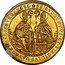 Austria 4 Ducat Max Gandolf von Kuenburg 1668 KM# 197 ⁕ SS : RVDBERTVS · ET · VIRGILIUVS · PATRONI · SALISBVRGENSES · coin reverse