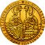 Austria 4 Ducat Johann Ernst 1687 KM# 258 SS RVDBERTUS ET VIRGILIUS PATRONI SALISBVRGENSES coin reverse