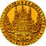 Austria 5 Ducat Guidobald 1655 KM# 177 SS RVDBERTVS ET VIRGILIVS PATRONI SALISBVRGENSES coin reverse