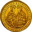 Austria 5 Ducat Max Gandolf von Kuenburg 1668 KM# 198 SS RVDBERTVS ET VIRGILIUS PATRONI SALISBVRGENSES coin reverse