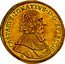 Austria Ducat Caspar Ignaz von Kunigl 1717 KM# 26 ET S · R · I · PRINCE PS BRIXINENSIS * 17 17 * coin reverse
