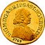 Austria Ducat Sigismund III Salzburg 1763 KM# 404 SIGM D G A S R I P S A S L N GER PRIM 1763 coin obverse