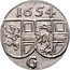 Austria 1 Pfenning Guidobald 1654 KM# 157 G 1654 coin obverse