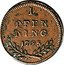 Austria Pfenning Hieronymus von Colloredo 1793 KM# 474 I PFEN NING 1795 coin reverse