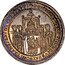 Austria Thaler Paris von Lodron Consecration (Consecration of St Rupert Cathedral of Salzburg) 1628 KM# 110 SS RVPERTVS ET VIRGILIUVS PATRONI TRANSFERVNTVR 24 SEPT coin reverse