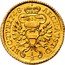 Austria 1/2 Ducat (Maria Theresia Vienna) ARCH AUST D BU C TYR 1748 coin reverse