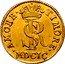 Austria 1/4 Ducat (Johann Ernst von Thun) X# 4 IRS TIMORE AMORE MDCIC coin reverse