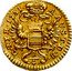 Austria 1/4 Ducat (Marie Therese Vienna) A AVST D B C TYR 1751 coin reverse