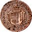 Austria 1/4 Kreuzer Franz II 1793 H KM# 17 FRANC II D G R I S A H B REX A A M B coin obverse