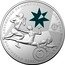 Australia 1 Dollar 22nd Commonwealth Games Birmingham 2022  BU in Capsule in Case AUSTRALIAN COMMONWEALTH GAMES TEAM A U S BIRMINGHAM 2022 1/2 OZ 999 AG coin reverse