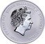 Tuvalu 1 Dollar (Athena) QUEEN ELIZABETH II IRB 1OZ 9999 AG 2022 TUVALU 1 DOLLAR coin obverse