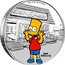 Tuvalu 1 Dollar Bart Simpson E Mart 2019 P MATT GROENING TM & © 2019 FOX KWIK E MART coin reverse