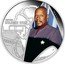 Tuvalu 1 Dollar Captain Benjamin Sisko 2015 P Proof TM & © 2014 CBS. ARR. CAPTAIN BENJAMIN SISKO 1 OZ 999 SILVER P coin reverse