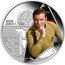 Tuvalu 1 Dollar Captain James T Kirk 2015 P Proof TM & © 2014 CBS. ARR. CAPTAIN JAMES T. KIRK 1 OZ 999 SILVER P coin reverse