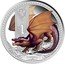 Tuvalu 1 Dollar Dragon 2014  Proof $1 DRAGON coin reverse