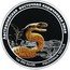 Tuvalu 1 Dollar (Eastern Brown Snake) АВСТРАЛИЙСКАЯ ВОСТОЧНАЯ КОРИЧНЕВАЯ ЗМЕЯ 1 OZ 999 SILVER PSEUDONAJA TEXTILIS coin reverse