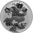 Tuvalu 1 Dollar Elizabeth II Chun-Li 2022  BU ©CAPCOM CHUN-LI coin reverse
