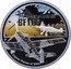 Tuvalu 1 Dollar Elizabeth II Messerschmitt Bf 109 2008 P Proof MESSERSCHMITT BF109 P FIGHTER PLANES OF WWII coin reverse