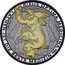 Tuvalu 1 Dollar Elizabeth II Ottifant Gilded 2022  BU RISUS OPTIMA MEDICINA OTTO LACHEN IST DIE BESTE MEDIZIN coin reverse