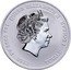 Tuvalu 1 Dollar (Elizabeth II Ryu) QUEEN ELIZABETH II IRB 1OZ 9999 AG 2022 TUVALU 1 DOLLAR coin obverse