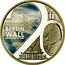 Tuvalu 1 Dollar Fall of the Berlin Wall Anniversary 2009 Proof KM# 96 20TH FALL OF THE BERLIN WALL NOVEMBER 9TH 1989 P coin reverse