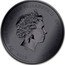 Tuvalu 1 Dollar Homer Simpson Black Edition 2019 Black Ruthenium and 24 kt Gold QUEEN ELIZABETH II IRB 1 OZ 9999 AG 2019 TUVALU 1 DOLLAR coin obverse
