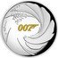 Tuvalu 1 Dollar James Bond Gun Logo Gilded 2020  Proof High Relief 007 TM coin reverse